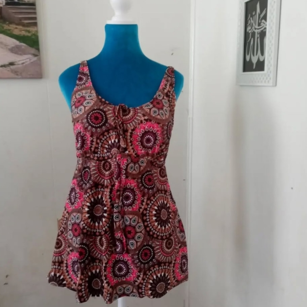 Bohemian Print Sleeveless Top